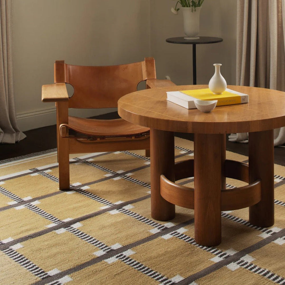 Röllakan Ruth Wool Rug - Harvest Yellow - ökenhem