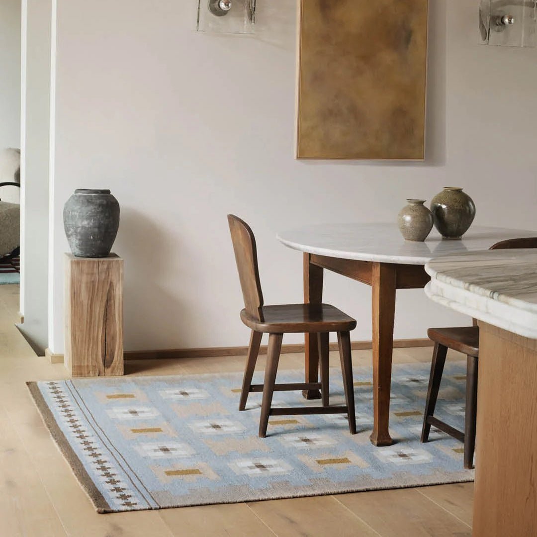 Röllakan Selma Wool Rug - Dove - ökenhem