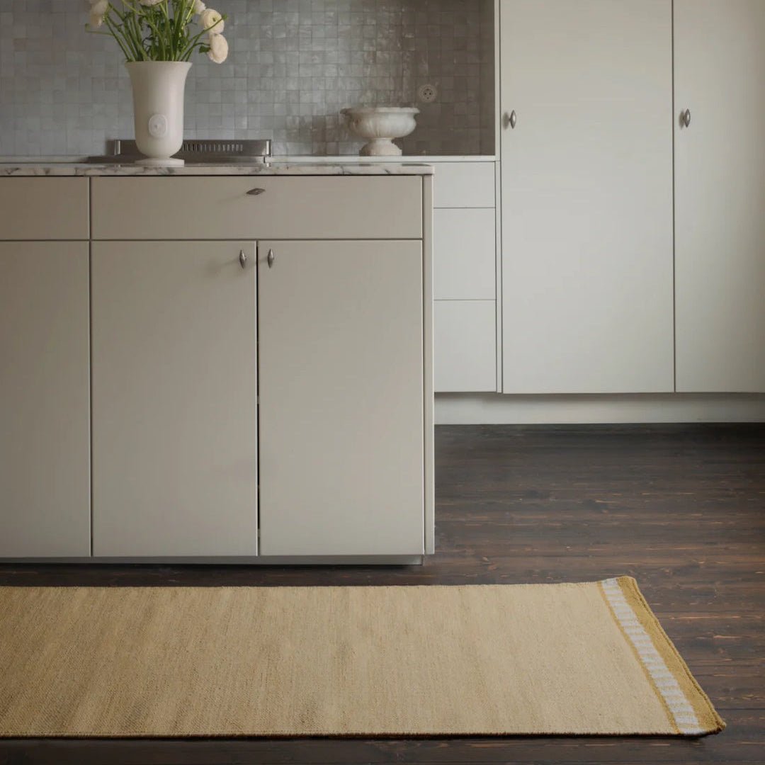 Röllakan Solid Wool Rug - Marigold - ökenhem