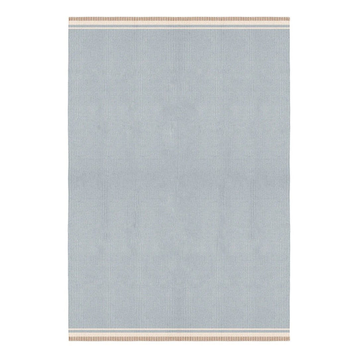 Röllakan Solid Wool Rug - Sky Blue - ökenhem