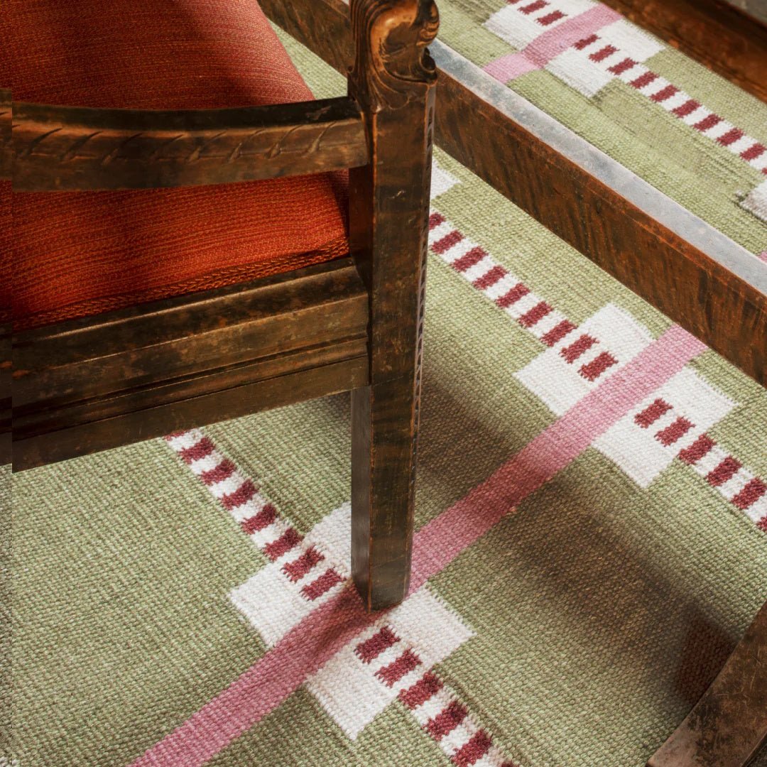 Röllakan Ruth Wool Rug - Spring Grass - ökenhem