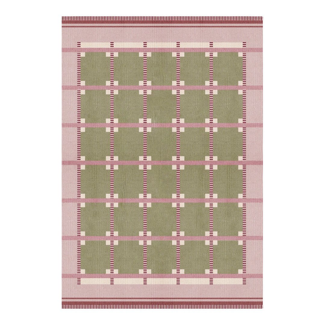 Röllakan Ruth Wool Rug - Spring Grass - ökenhem