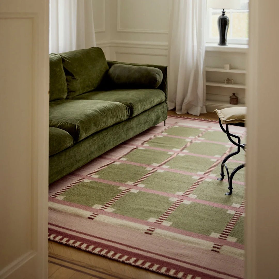 Röllakan Ruth Wool Rug - Spring Grass - ökenhem