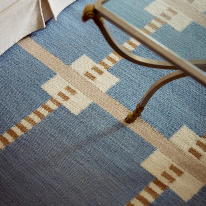 Röllakan Ruth Wool Rug - Summer Sky - ökenhem