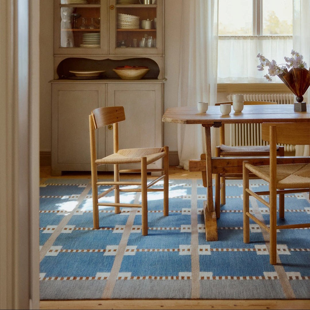 Röllakan Ruth Wool Rug - Summer Sky - ökenhem