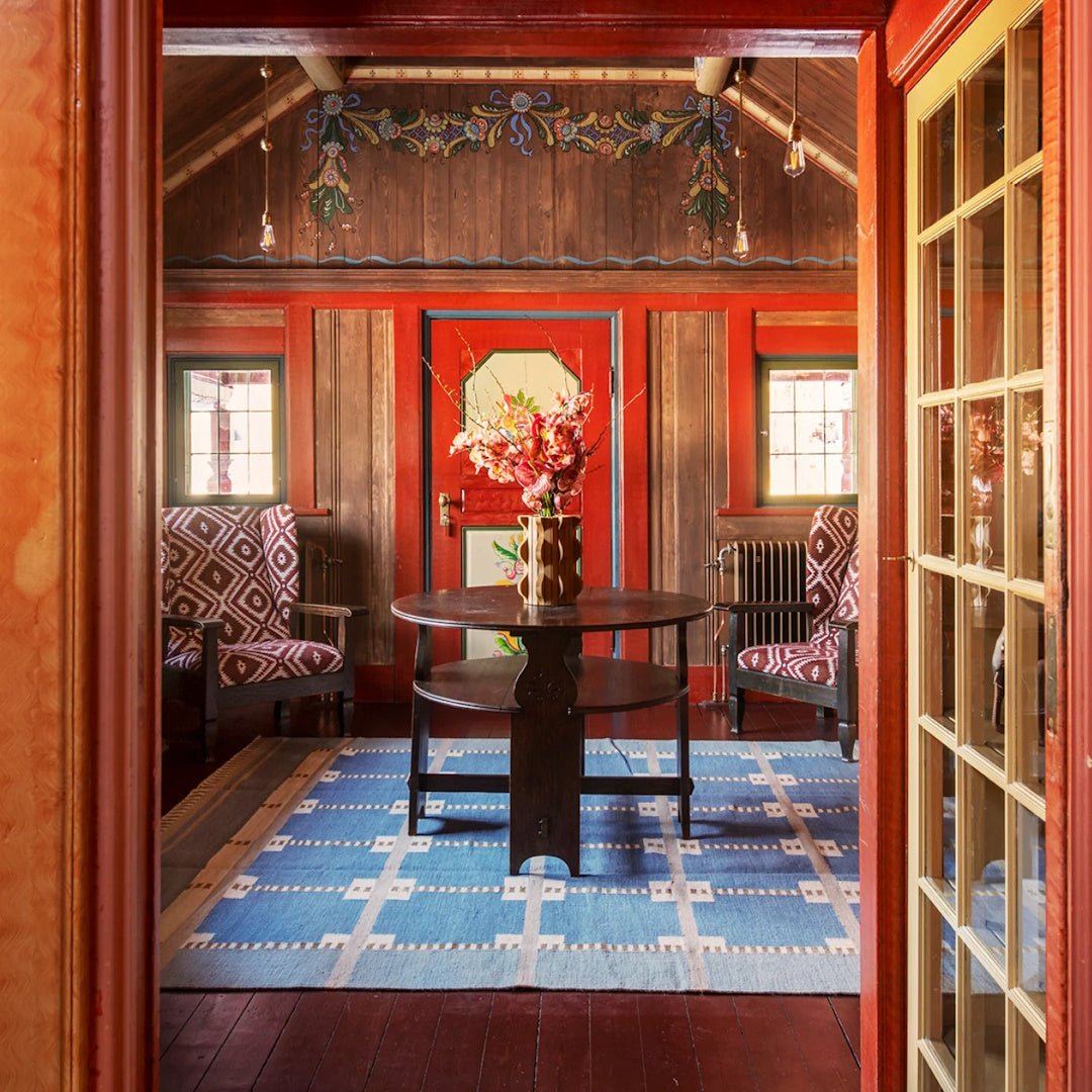 Röllakan Ruth Wool Rug - Summer Sky - ökenhem