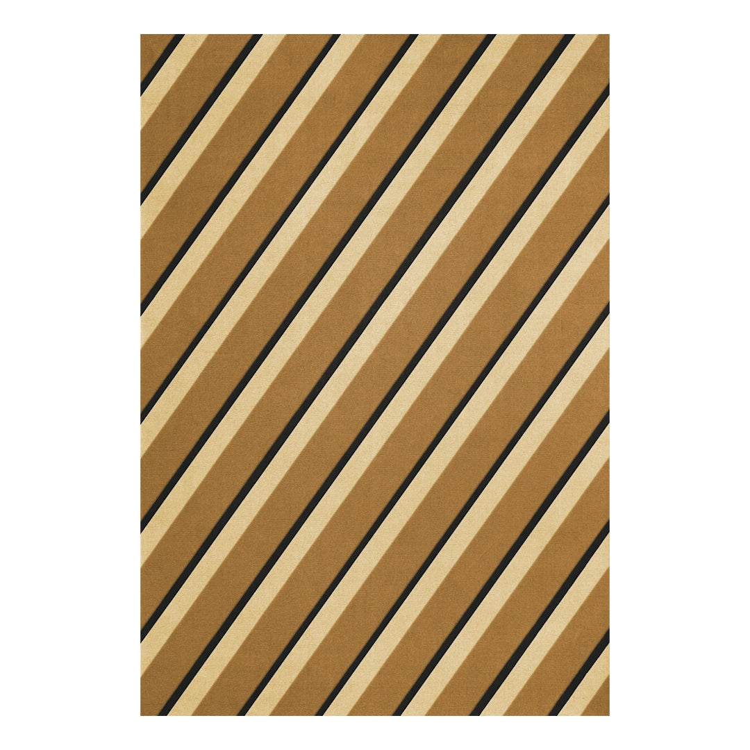 Teklan Diagonal Wool Rug - Sand