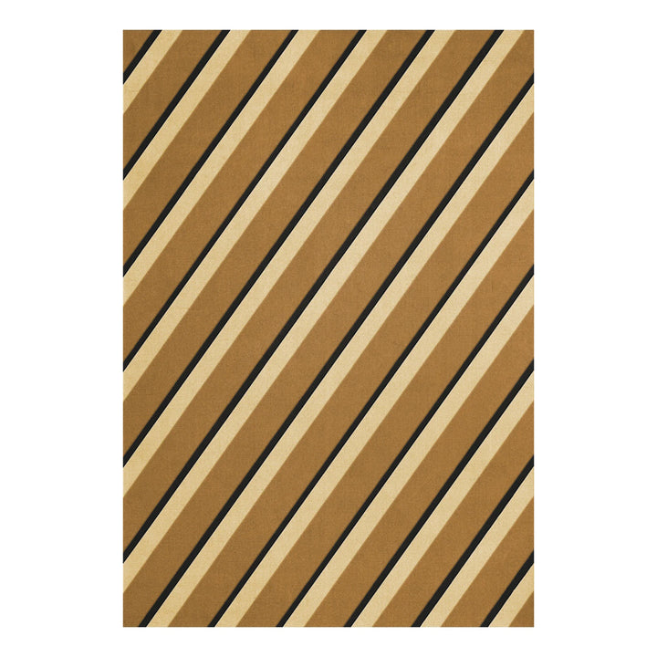 Teklan Diagonal Wool Rug - Sand