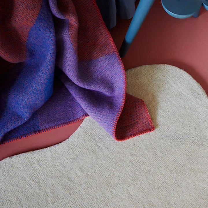 Scallop Wool Rug - Bone White - ökenhem