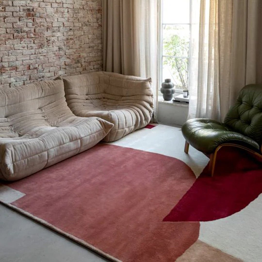 Scandi Wool Rug - Cloudberry - ökenhem