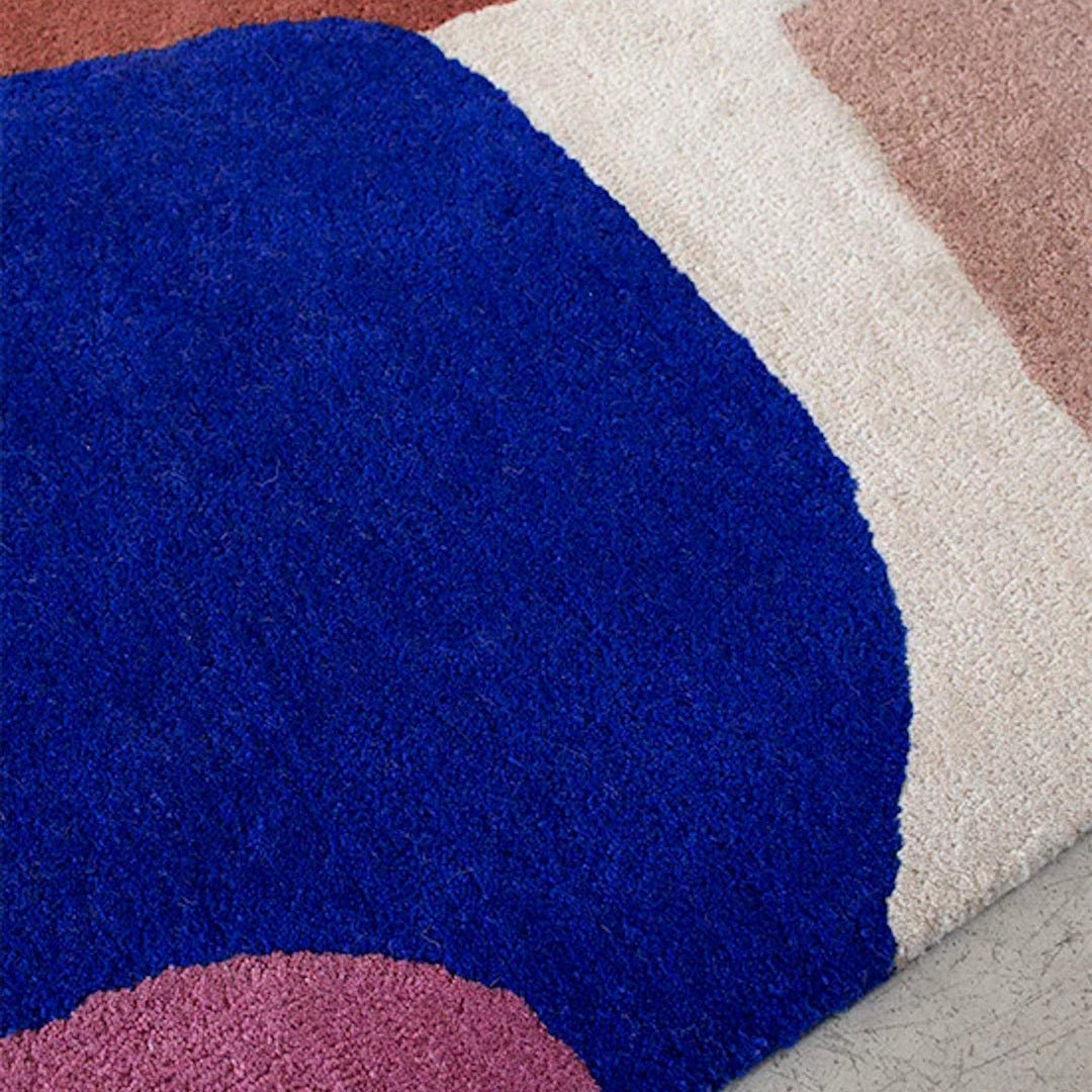 Scandi Wool Rug - Lake Patterned - ökenhem