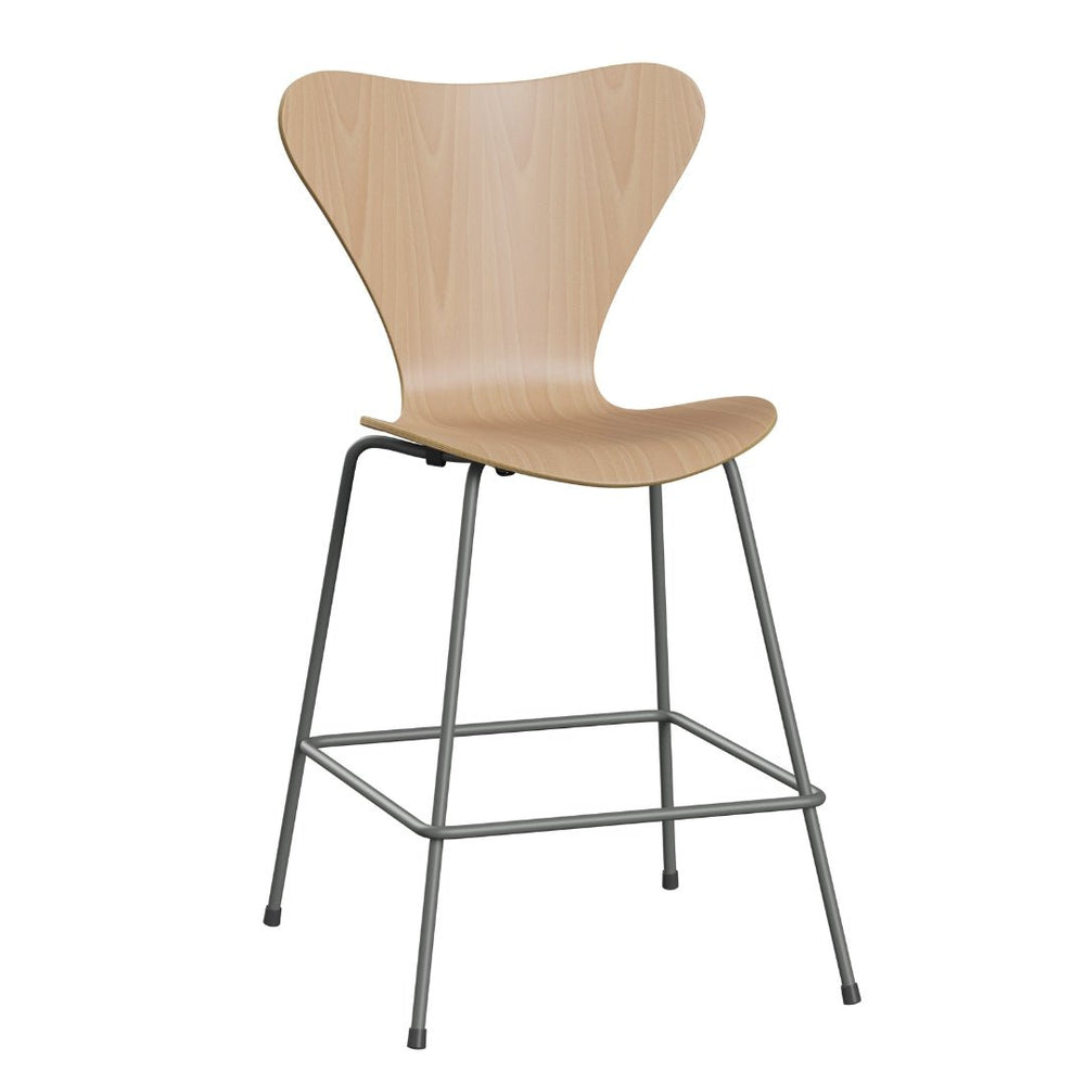 SERIES 7™ 3187 Counter Stool Clear Lacquered Veneer - ökenhem