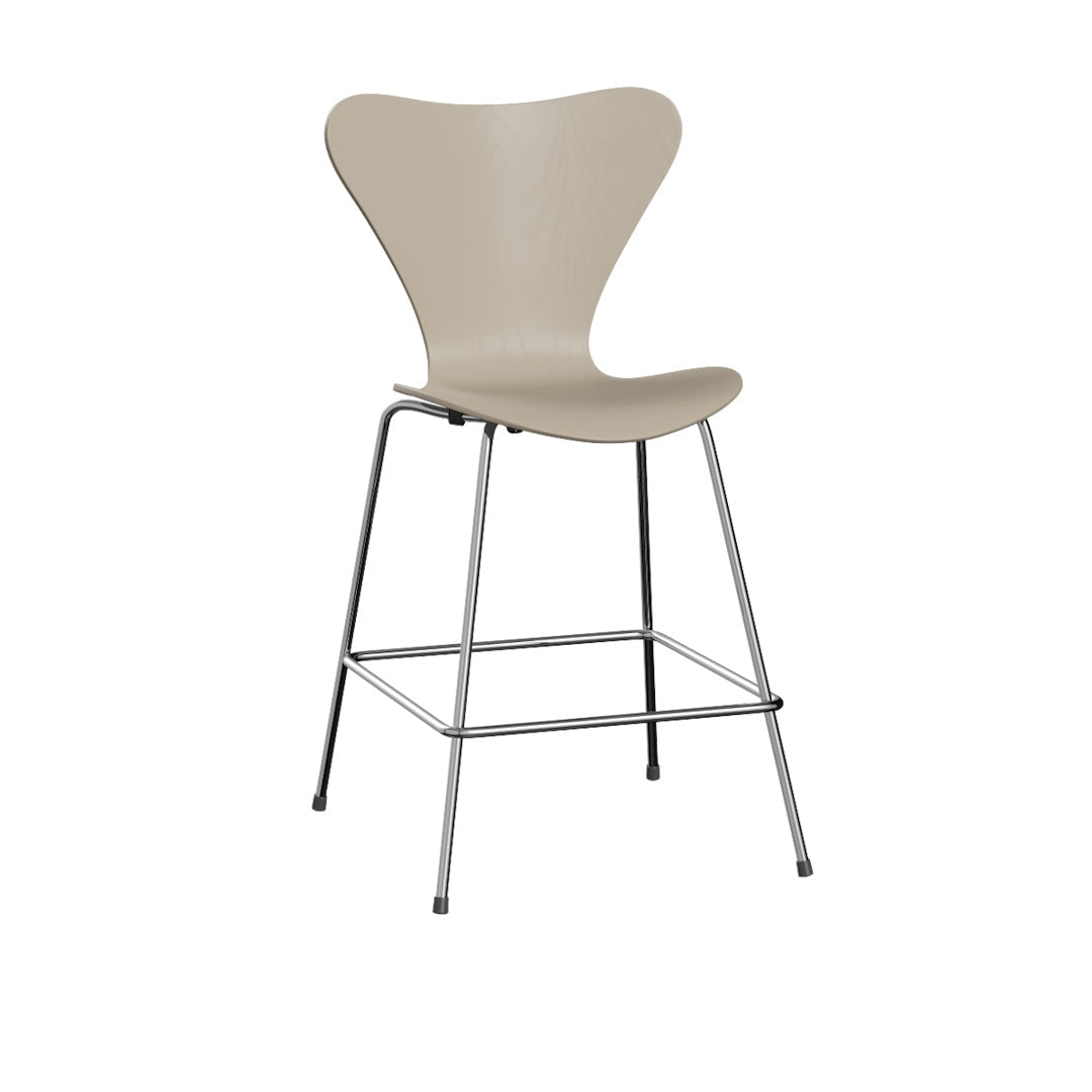 SERIES 7™ 3187 Counter Stool Clear Lacquered Veneer - ökenhem