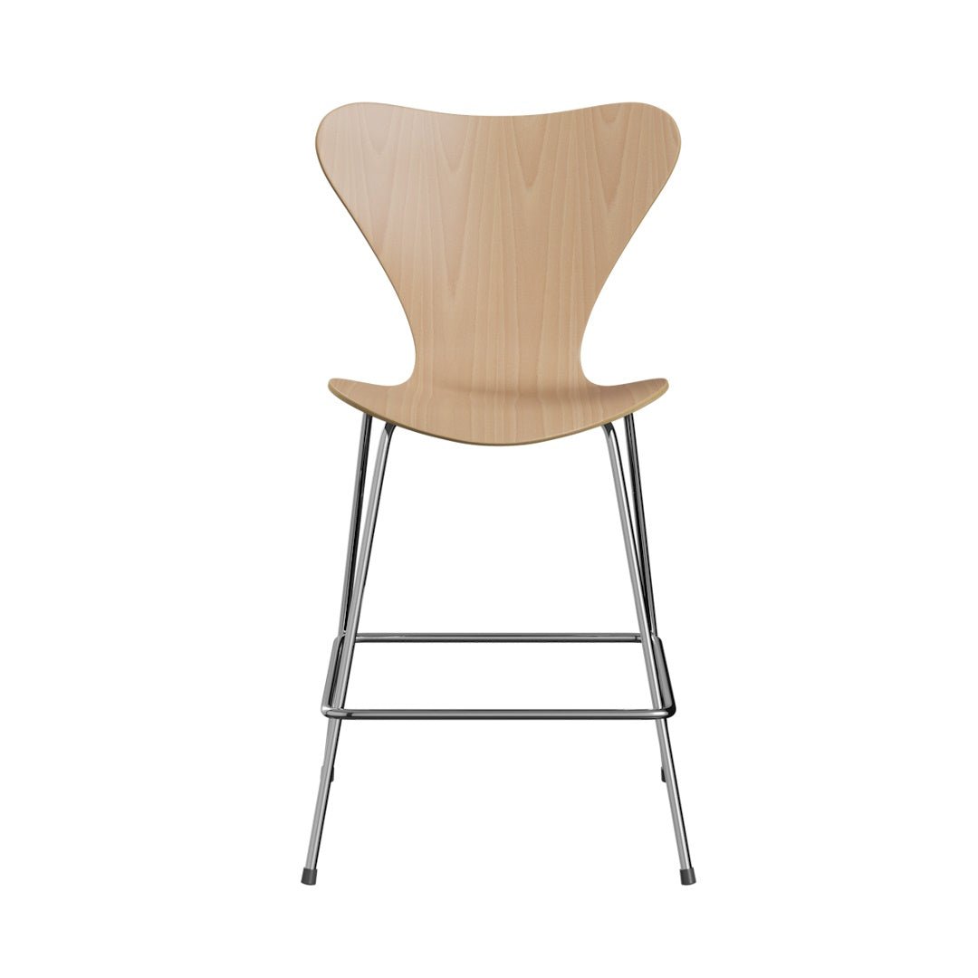 SERIES 7™ 3187 Counter Stool Clear Lacquered Veneer - ökenhem