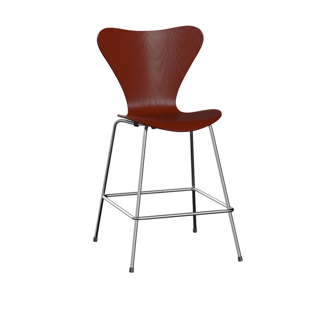SERIES 7™ 3187 Counter Stool Clear Lacquered Veneer - ökenhem