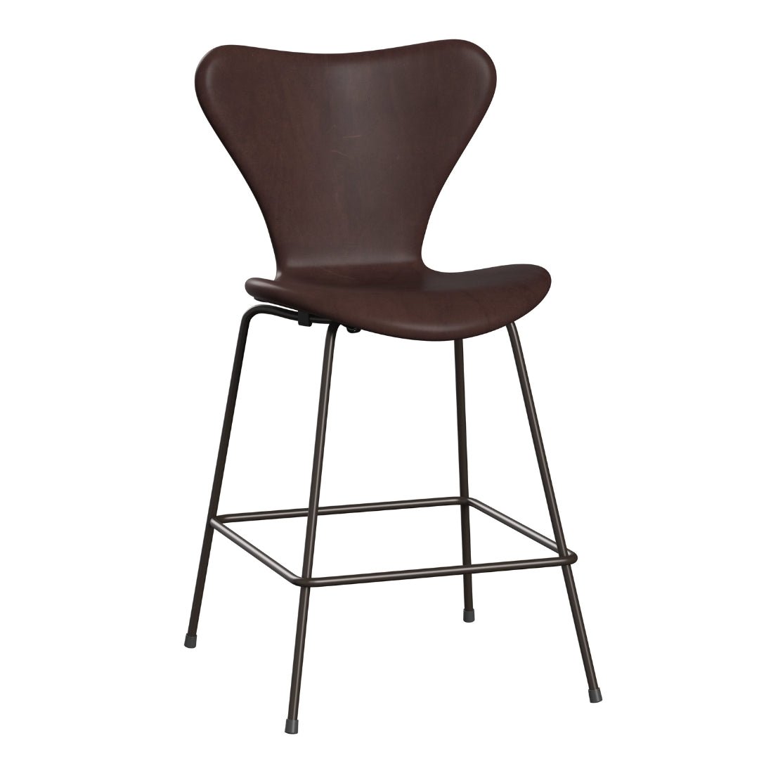 SERIES 7™ 3187 Counter Stool Fully Upholstered - Leather - ökenhem