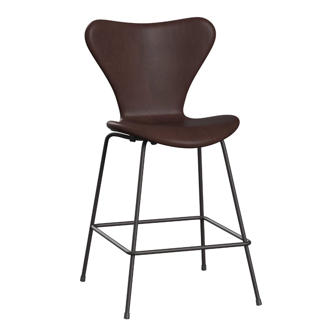 SERIES 7™ 3187 Counter Stool Fully Upholstered - Leather - ökenhem
