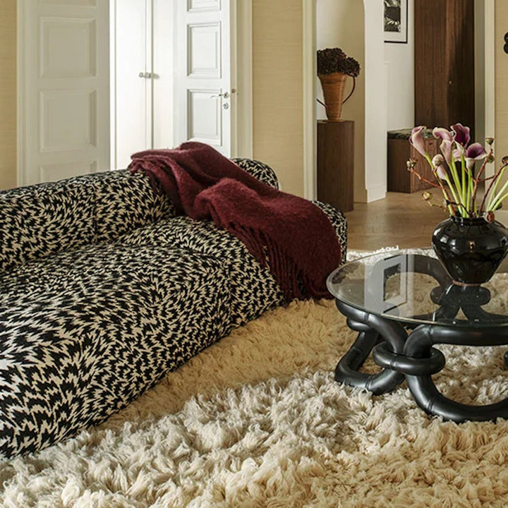 Shaggy Residue Wool Rug - Oatmeal - ökenhem