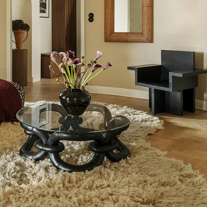 Shaggy Residue Wool Rug - Oatmeal - ökenhem