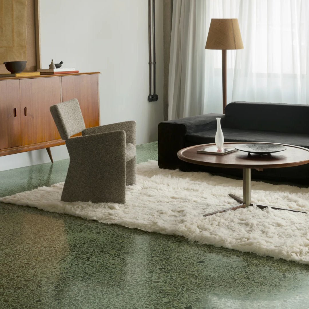 Shaggy Wool Rug - Bone White - ökenhem