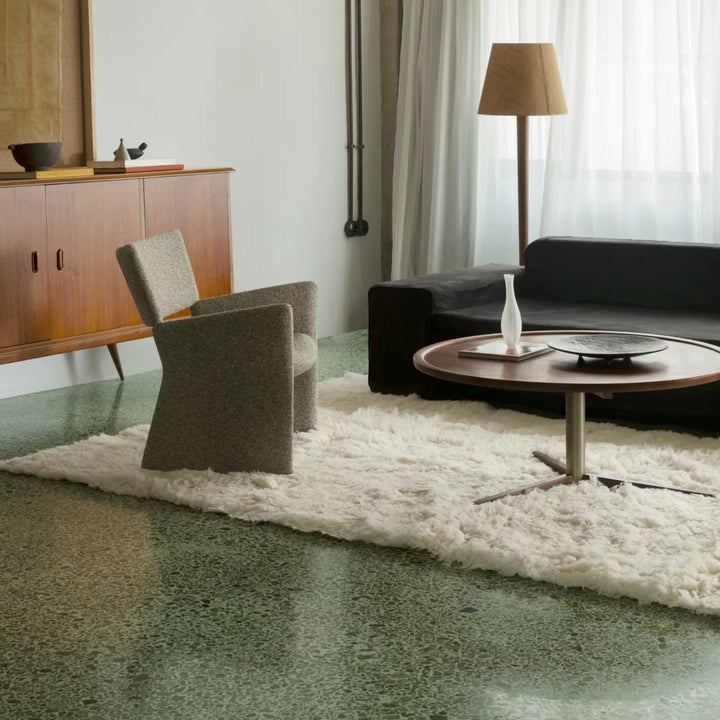 Shaggy Wool Rug - Bone White - ökenhem