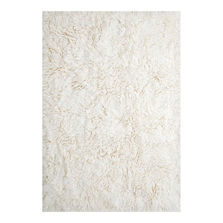 Shaggy Wool Rug - Bone White - ökenhem