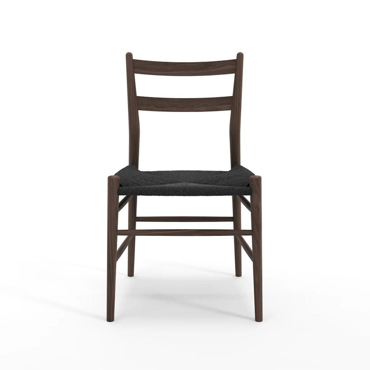 Sibast No 59 Dining chair in Walnut, Black Papercord