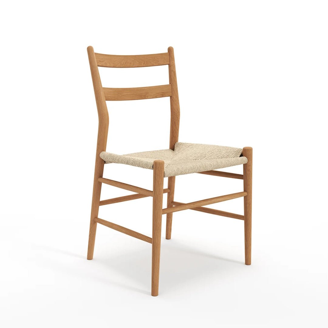 Sibast No 59 Dining chair in Oak Natural Oil, White Papercord