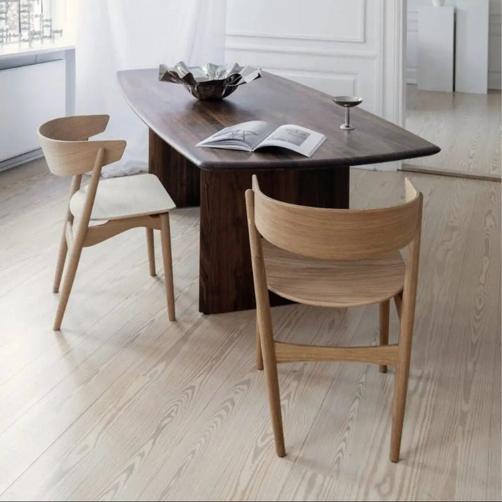 Sibast No. 7 Dining Chair, Wooden Backrest &amp; Seat - ökenhem