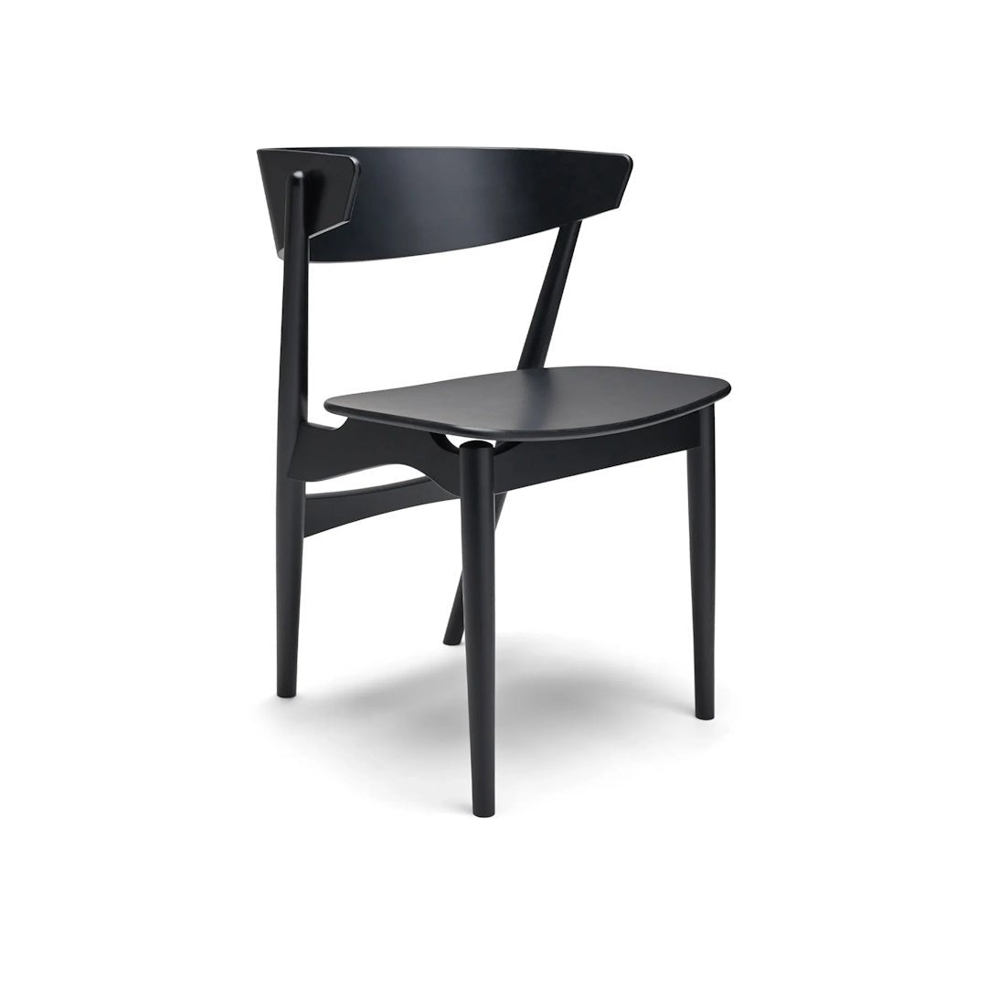 Sibast No. 7 Dining Chair, Wooden Backrest &amp; Seat - ökenhem