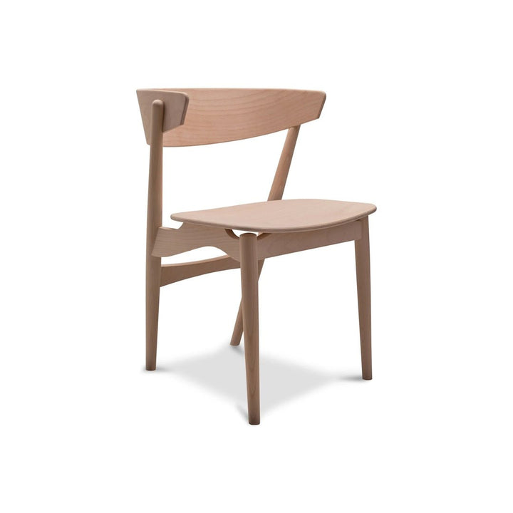 Sibast No. 7 Dining Chair, Wooden Backrest &amp; Seat - ökenhem