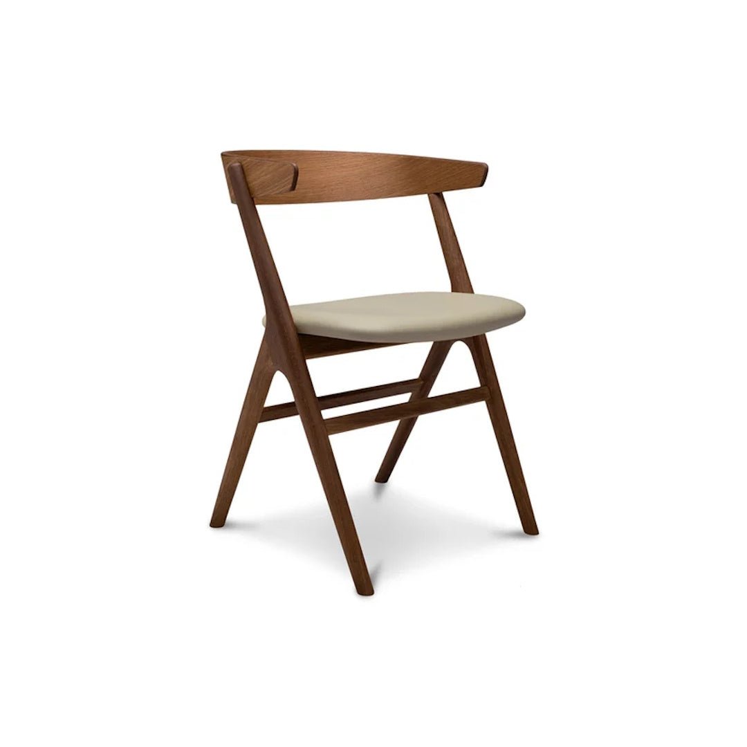 Sibast No 9 Dining Chair in Oak Black, Silk Light Grey
