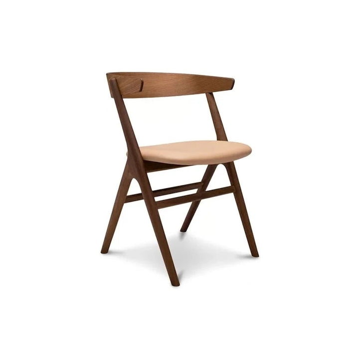 Sibast No 9 Dining Chair in Oak Black, Honey Leather