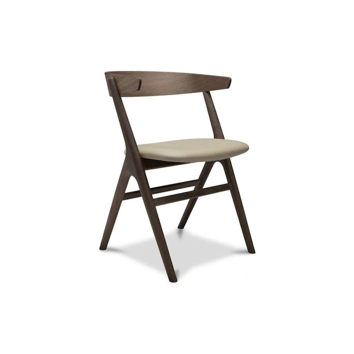 Sibast No 9 Dining Chair in Oak Dark Oil, Silk Light Grey