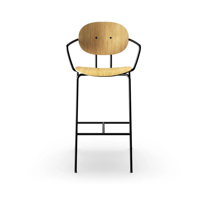 Sibast PIET HEIN Bar Chair, Wooden Seat, With Armrest - ökenhem