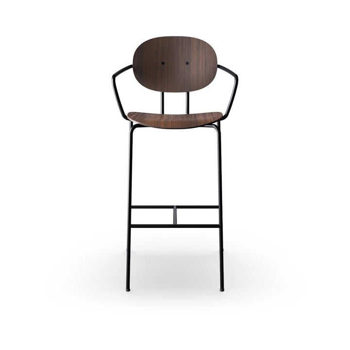 Sibast PIET HEIN Bar Chair, Wooden Seat, With Armrest - ökenhem