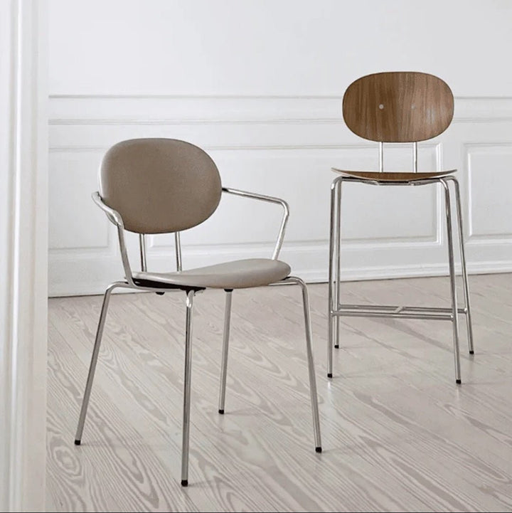 Sibast PIET HEIN Bar Chair, Wooden Seat, Without Armrest - ökenhem