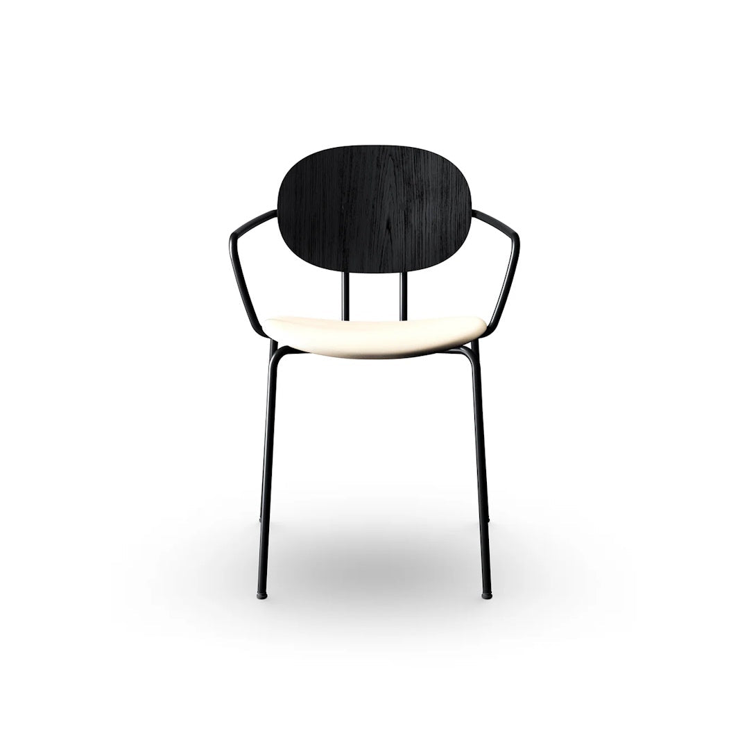 Sibast PIET HEIN Dining Chair, Upholstered Seat With Armrest - ökenhem