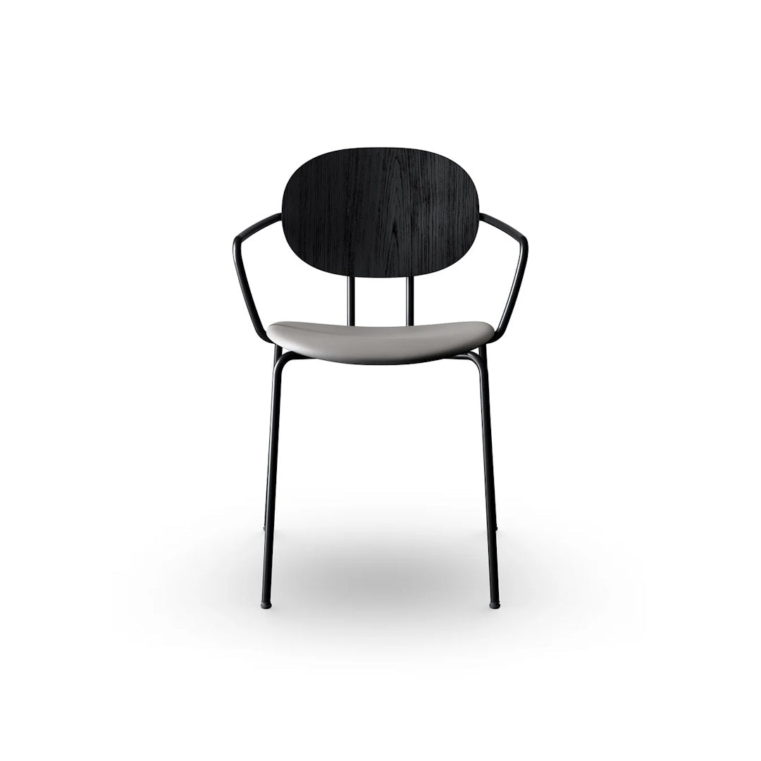 Sibast PIET HEIN Dining Chair, Upholstered Seat With Armrest - ökenhem