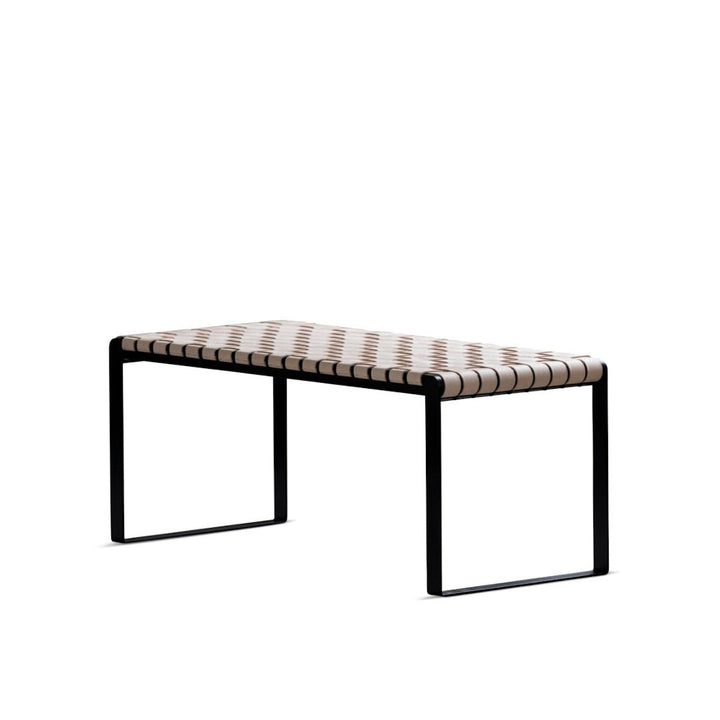 Sibast Plaited Bench Grain Leather, Nature - ökenhem