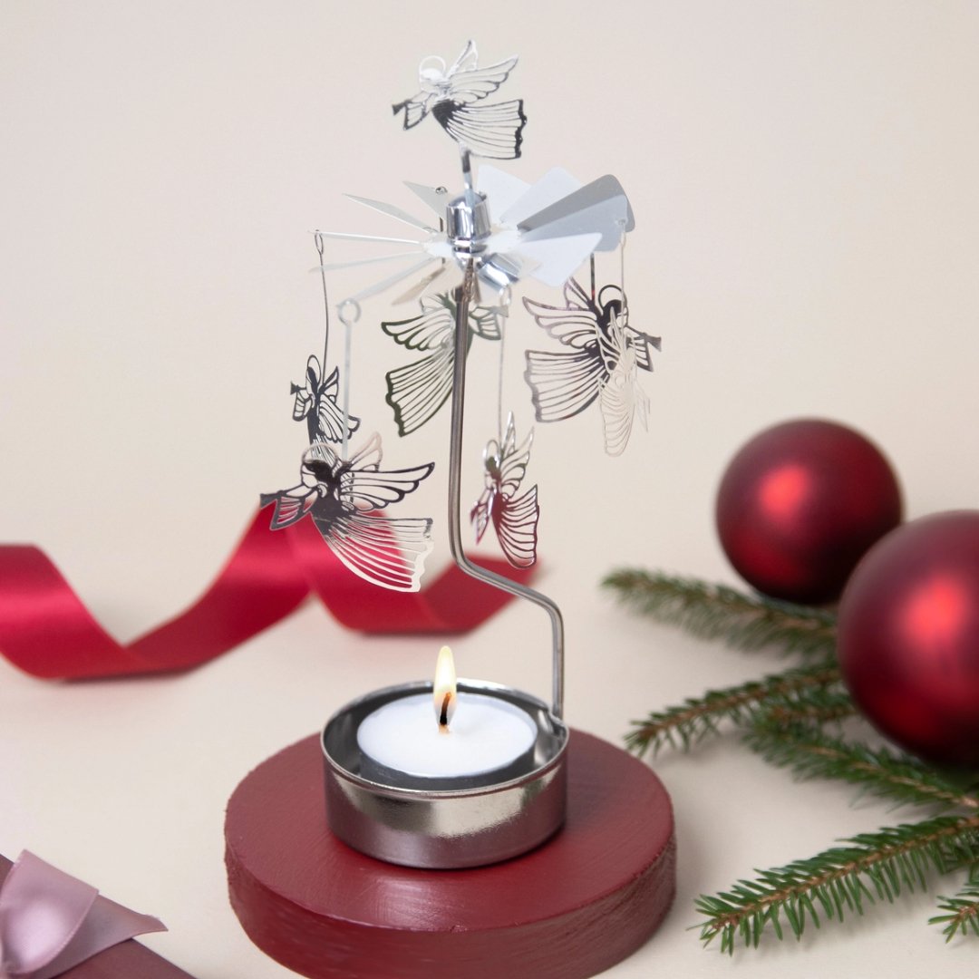 Flying Angels Rotary Candle Holder, additional view