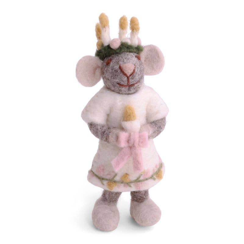 Small Grey Girly Saint Lucia Mouse - ökenhem