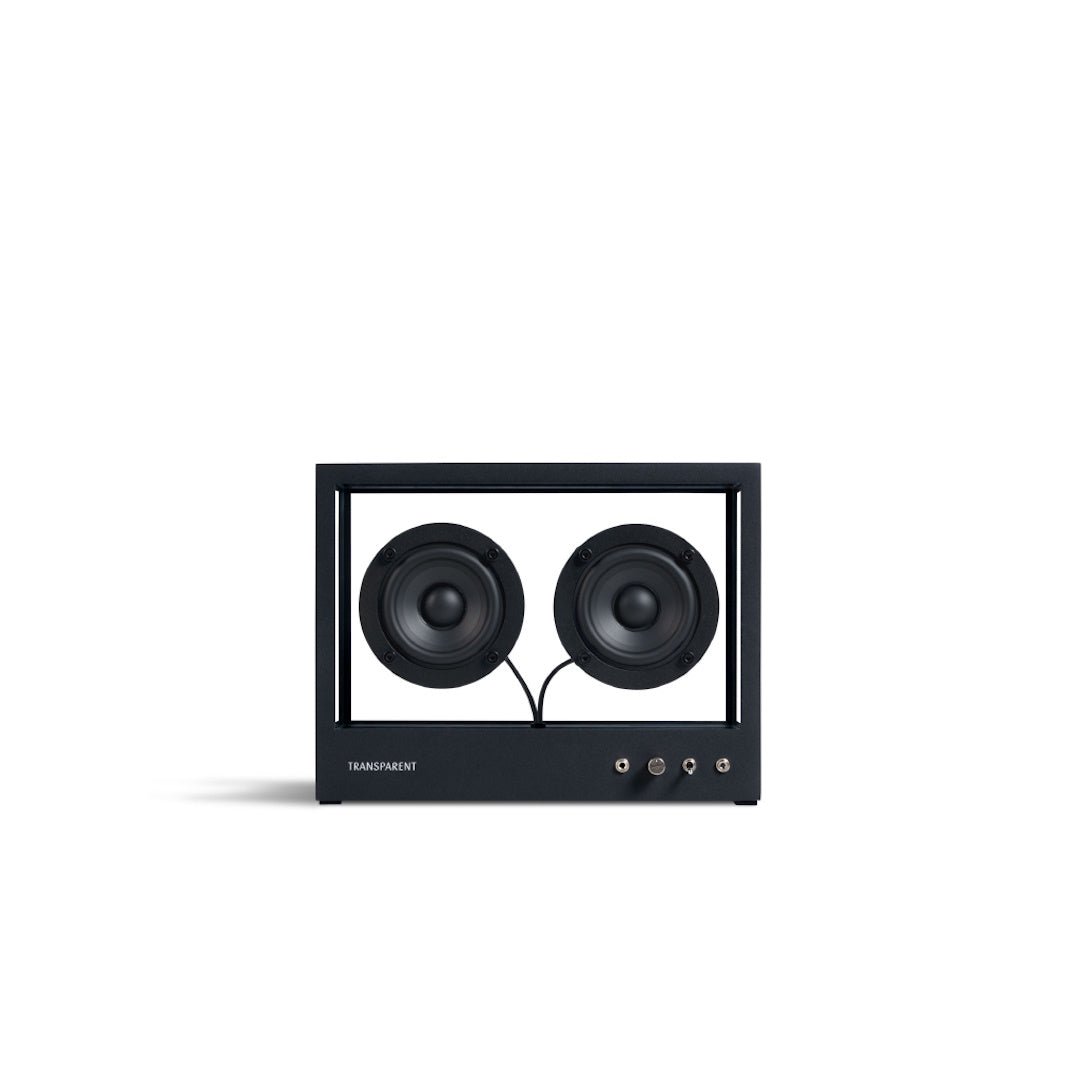 Small Transparent Speaker - Black - ökenhem