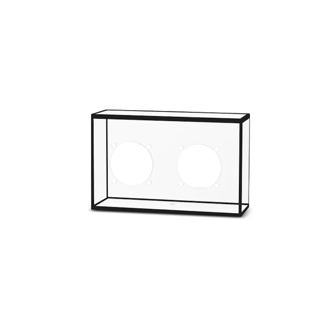 Small Transparent Speaker Glass Cabinet - ökenhem