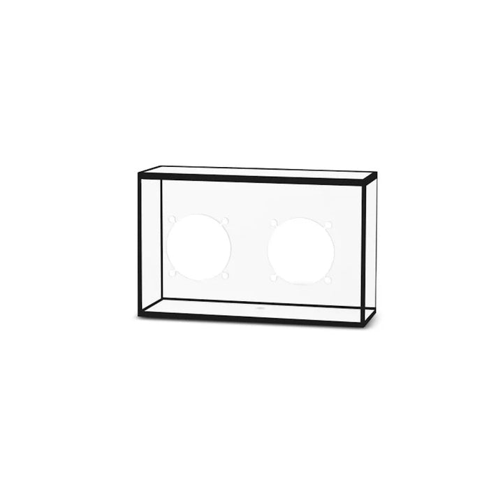 Small Transparent Speaker Glass Cabinet - ökenhem