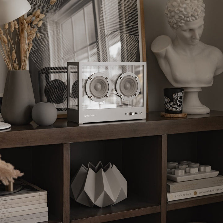 Small Transparent Speaker - Metal - ökenhem