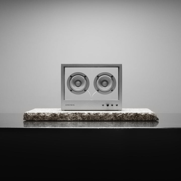 Small Transparent Speaker - Metal - ökenhem
