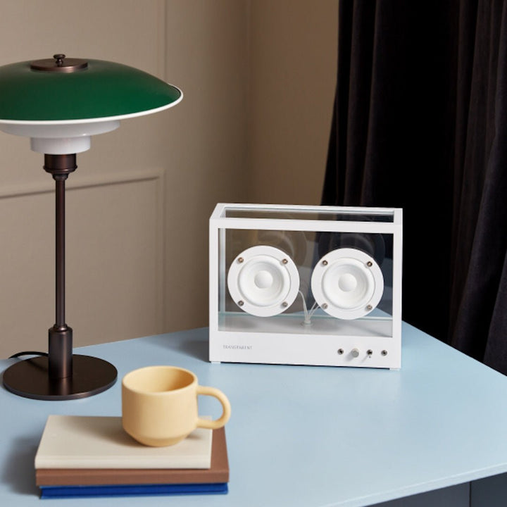 Small Transparent Speaker - White - ökenhem
