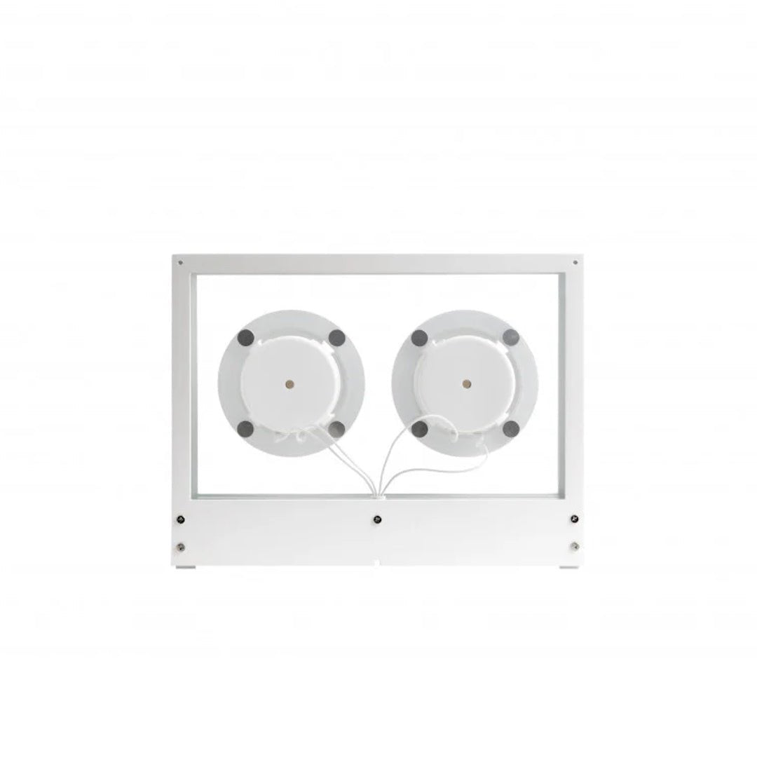 Small Transparent Speaker - White - ökenhem