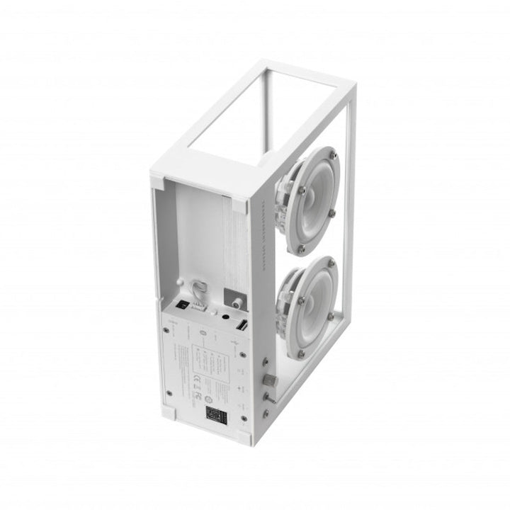 Small Transparent Speaker - White - ökenhem